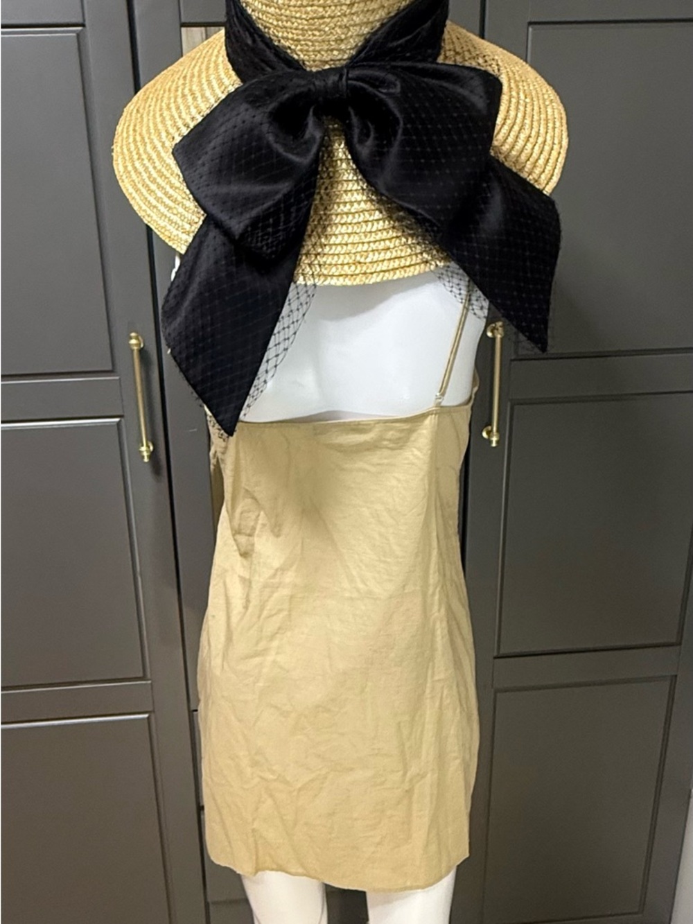 Veronica Beard NEW Cotton/Linen Slip Dress